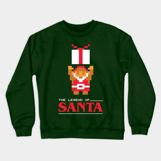 The Christmas Legend of Santa Crewneck Sweatshirt by GusDynamite